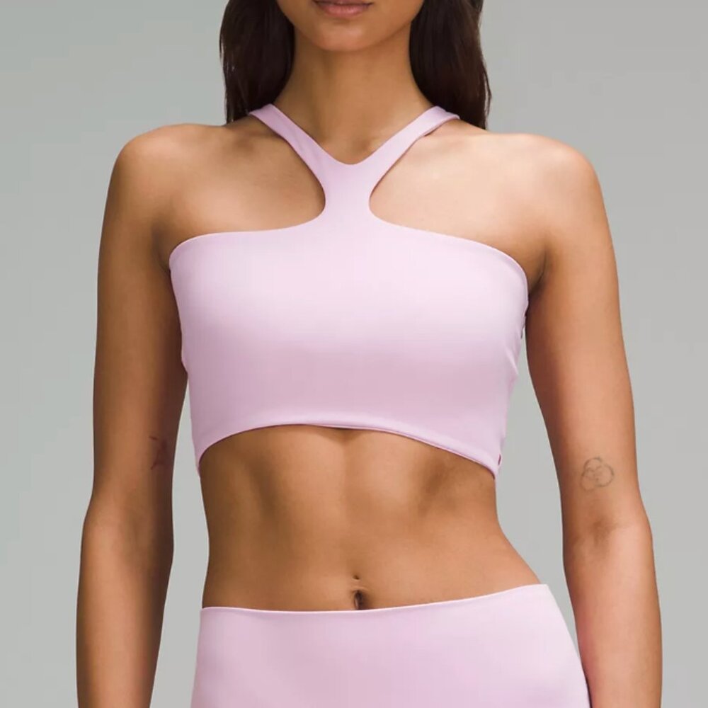 vita pink Bend This V and Racer Bra Light Support, A-C Cups (S/M)